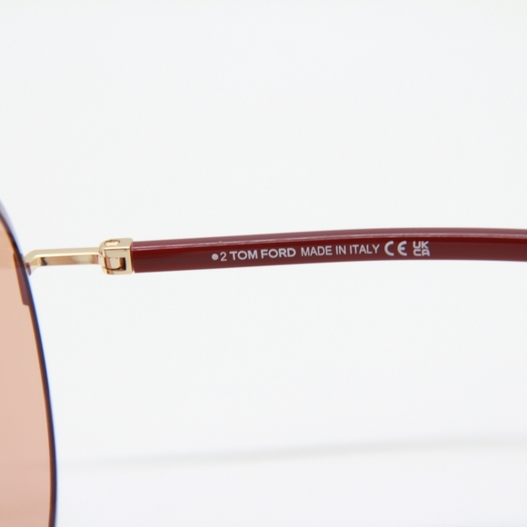 NEW TOM FORD RICKIE TF1007 69E UNISEX METAL SUNGLASSES TOM FORD FT1007/S - Picture 9 of 11